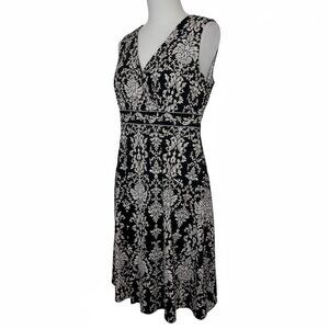 Cotton Spandex Blend Sleeveless Dress